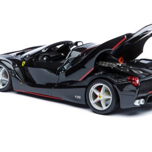 Ferrari LaFerrari F70 Aperta Black 1/24 Diecast Model Car by Bburago