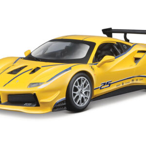 Ferrari 488 Challenge #25 Yellow with Blue Stripes
