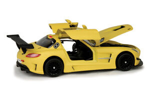 Mercedes Benz SLS AMG GT3 Matte Yellow 1/24 Diecast Model Car by Motormax