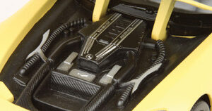 Mercedes Benz SLS AMG GT3 Matte Yellow 1/24 Diecast Model Car by Motormax