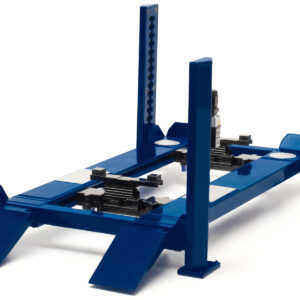 Adjustable Four Post Lift Blue for 1/18 Scale Diecast Model Cars by Greenlight