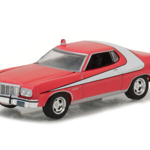 1976 Ford Gran Torino Red with White Stripe "Starsky and Hutch" (1975-1979) TV Series "Hollywood Series" Release 18 1/64 Diecast Model Car by Greenlight