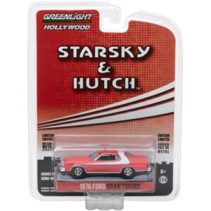 1976 Ford Gran Torino Red with White Stripe 
