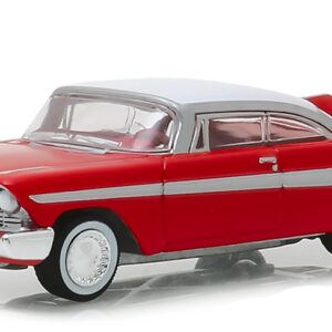 1958 Plymouth Fury Red with White Top "Christine" (1983) Movie "Hollywood Series" Release 23 1/64 Diecast Model Car by Greenlight