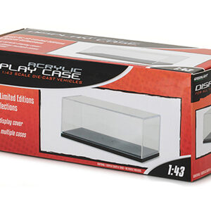 Acrylic Display Show Case with Plastic Base for 1/43 Scale Model Cars by Greenlight