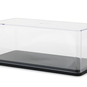 Collectible Display Show Case with Black Plastic Base for 1/24 Scale Models by Greenlight