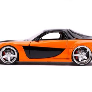 Han's Mazda RX-7 RHD (Right Hand Drive) Orange and Black 