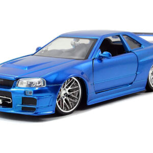 Brian's Nissan GTR Skyline R34 RHD (Right Hand Drive) Blue 25th Anniversary 