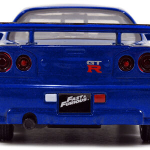 Brian's Nissan Skyline GT-R R34 Blue 
