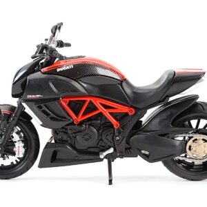 Ducati Diavel Red and Carbon 1/12 Diecast Motorcycle Model by Maisto