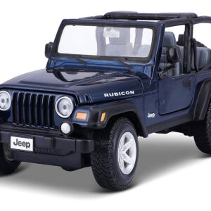 Jeep Wrangler Rubicon Dark Blue 1/27 Diecast Model Car by Maisto