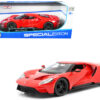 2017 Ford GT Red with Black Wheels “Special Edition” 1/18 Diecast Model Car by Maisto