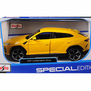 Lamborghini Urus Yellow 1/24 Diecast Model Car by Maisto