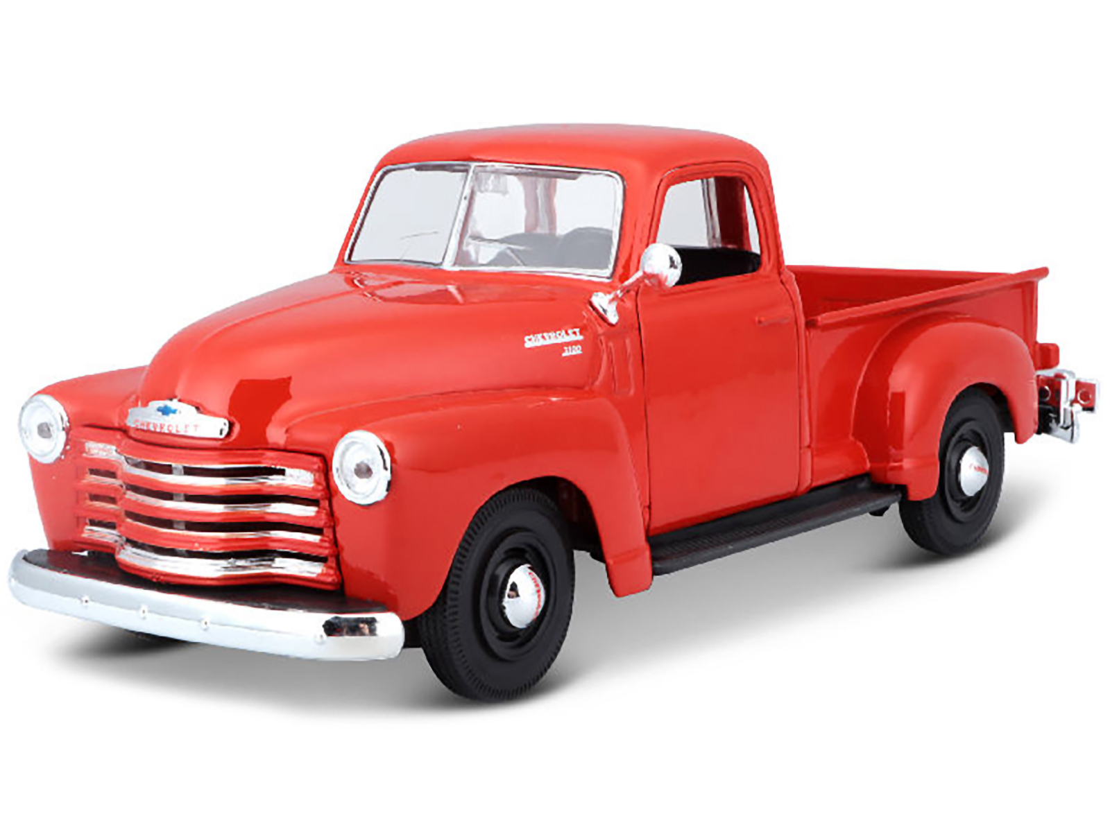 1950 Chevrolet 3100 Pickup Truck Omaha Orange 1/25 Diecast Model Car by Maisto