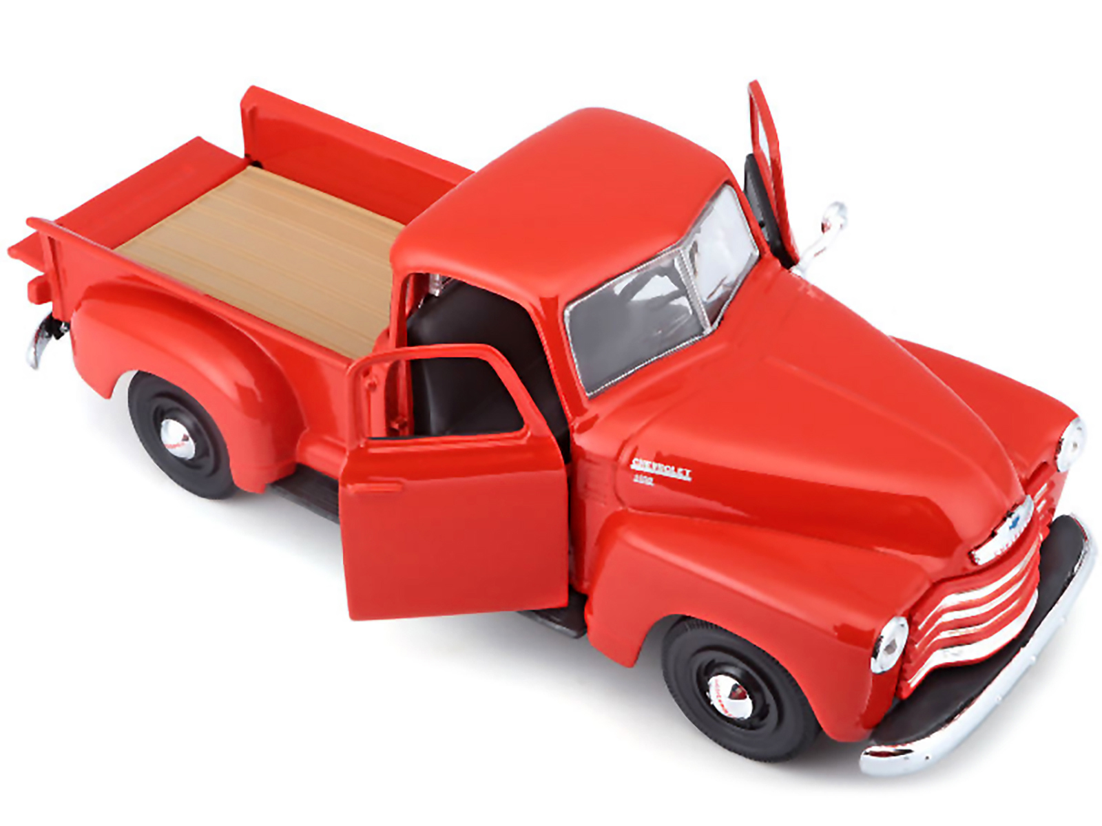 1950 Chevrolet 3100 Pickup Truck Omaha Orange 1/25 Diecast Model Car by Maisto