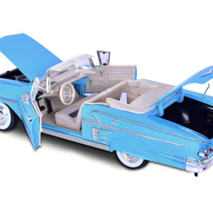 1958 Chevrolet Impala Convertible Light Blue 
