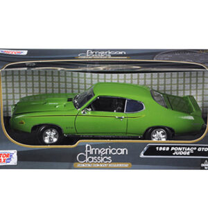 1969 Pontiac GTO Judge Green 1/18 Diecast Car Model by Motormax