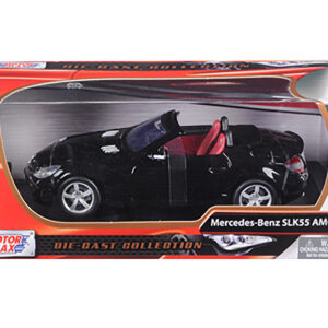 2005 Mercedes SLK55 AMG Black 1/18 Diecast Model Car by Motormax