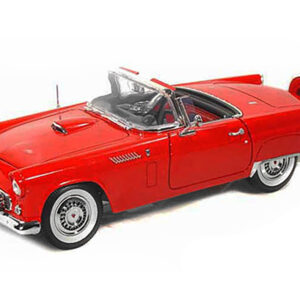 1956 Ford Thunderbird Red 1/18 Diecast Model Car by Motormax