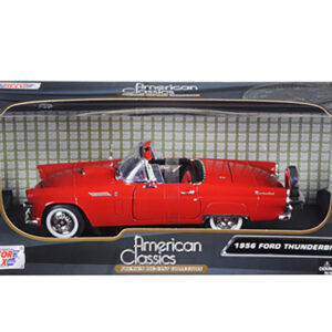 1956 Ford Thunderbird Red 1/18 Diecast Model Car by Motormax