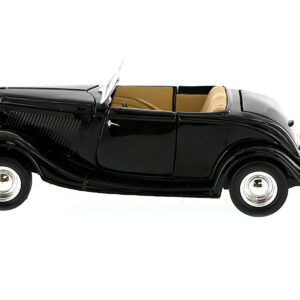 1934 Ford Coupe Convertible Black 1/24 Diecast Model Car by Motormax