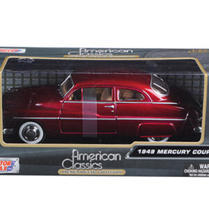 1949 Mercury Red 1/24 Diecast Model Car by Motormax