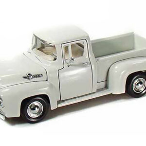 1956 Ford F-100 Pickup Truck White 1/24 Diecast Model Car by Motormax