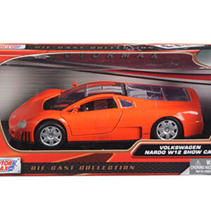 Volkswagen Nardo W12 Orange 1/24 Diecast Car Model by Motormax