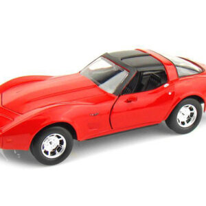 1979 Chevrolet Corvette Red 1/24 Diecast Model Car by Motormax