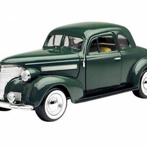 1939 Chevrolet Coupe Green 1/24 Diecast Model Car by Motormax