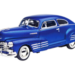 1948 Chevrolet Aerosedan Fleetline Blue 1/24 Diecast Model Car by Motormax
