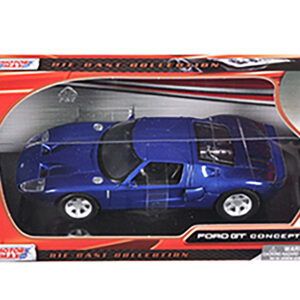 Ford GT Blue 1/24 Diecast Car Model by Motormax