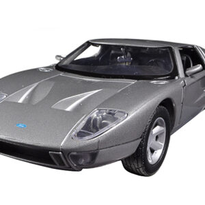 Ford GT Silver 1/24 Diecast Car Model by Motormax