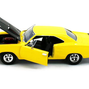 1969 Dodge Coronet Super Bee Yellow 1/24 Diecast Car Model by Motormax