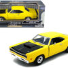 1969 Dodge Coronet Super Bee Yellow 1/24 Diecast Car Model by Motormax