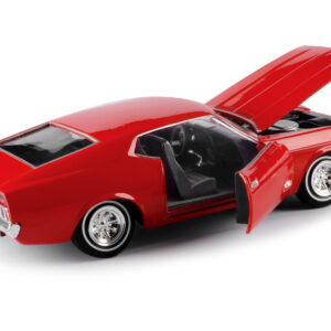 1971 Ford Mustang Sportsroof Red 1/24 Diecast Model Car by Motormax