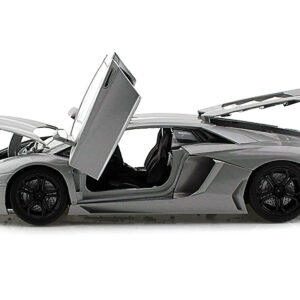 Lamborghini Aventador LP700-4 Gray Metallic 1/18 Diecast Model Car by Motormax