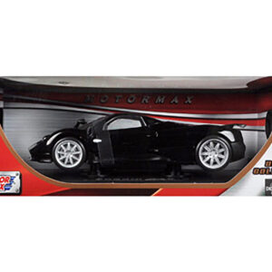 Pagani Zonda F Black 1/18 Diecast Car Model by Motormax