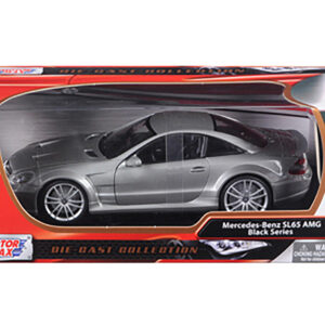Mercedes SL65 AMG Black Series (R230) Grey 1/18 Diecast Model Car by Motormax