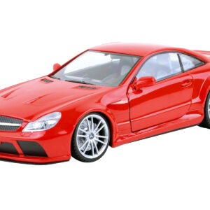 Mercedes SL65 AMG Black Series (R230) Red 1/18 Diecast Model Car by Motormax
