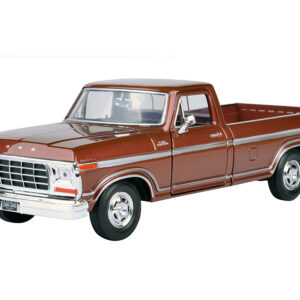 1979 Ford F-150 Pickup Truck Brown 1/24 Diecast Model Car by Motormax