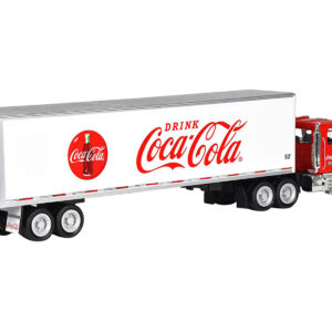 Truck Tractor with 53' Trailer "Drink Coca-Cola" Red and White 1/50 Diecast Model by Motorcity Classics