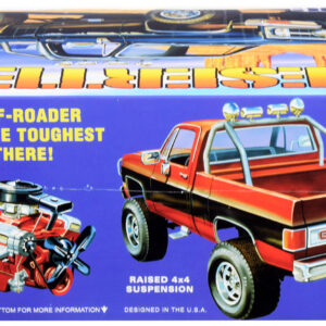 Skill 2 Model Kit 1984 GMC Pickup Truck (Molded in White) "Deserter" 1/25 Scale Model by MPC