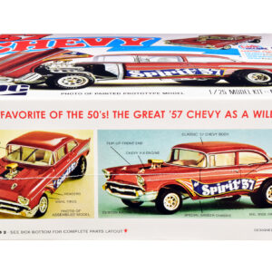 Skill 2 Model Kit 1957 Chevrolet Gasser Flip Nose 
