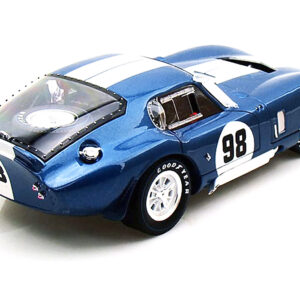 1965 Shelby Cobra Daytona Coupe #98 Blue 1/18 Diecast Model Car by Shelby Collectibles
