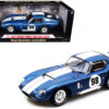 1965 Shelby Cobra Daytona Coupe #98 Blue 1/18 Diecast Model Car by Shelby Collectibles