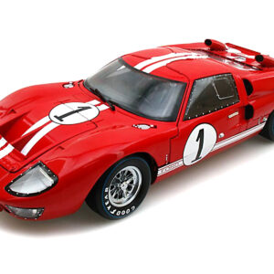 1966 Ford GT-40 MK 2 Red #1 1/18 Diecast Model Car by Shelby Collectibles