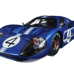 Ford GT MK IV #4 Blue L. Ruby - D. Hulme 24 Hours of Le Mans (1967) 1/18 Diecast Model Car by Shelby Collectibles