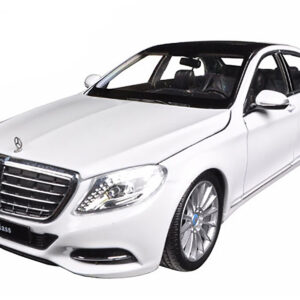Mercedes Benz S Class with Sunroof White "NEX Models" 1/24 Diecast Model Car by Welly
