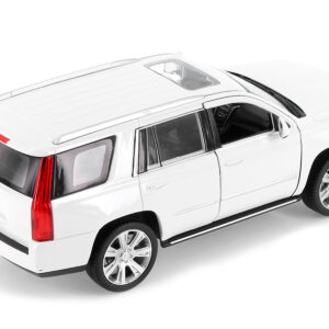 2017 Cadillac Escalade with Sunroof White 1/24-1/27 Diecast Model Car by Welly